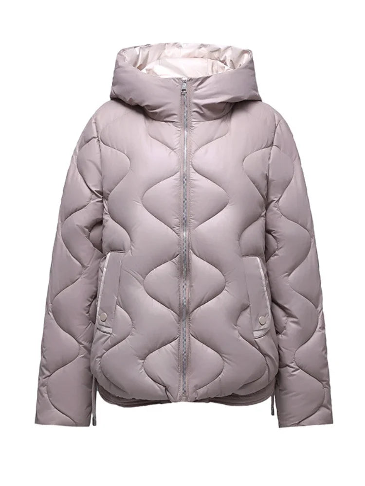 Autumn Winter New Jacket Women Outerwear Korean Clothes Women Coat Hooded Cotton Parkas Ladies Quilted Coat Streetwear